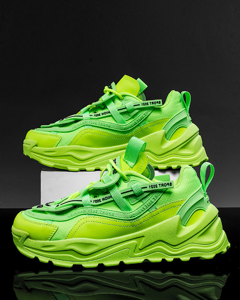 Chic Mesh Platform Sneakers