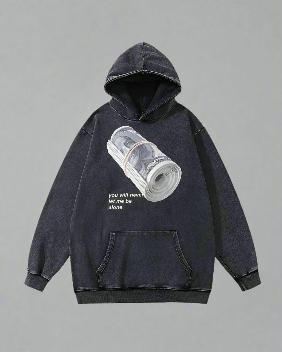 “Edgy Skull Graphic Hoodie”