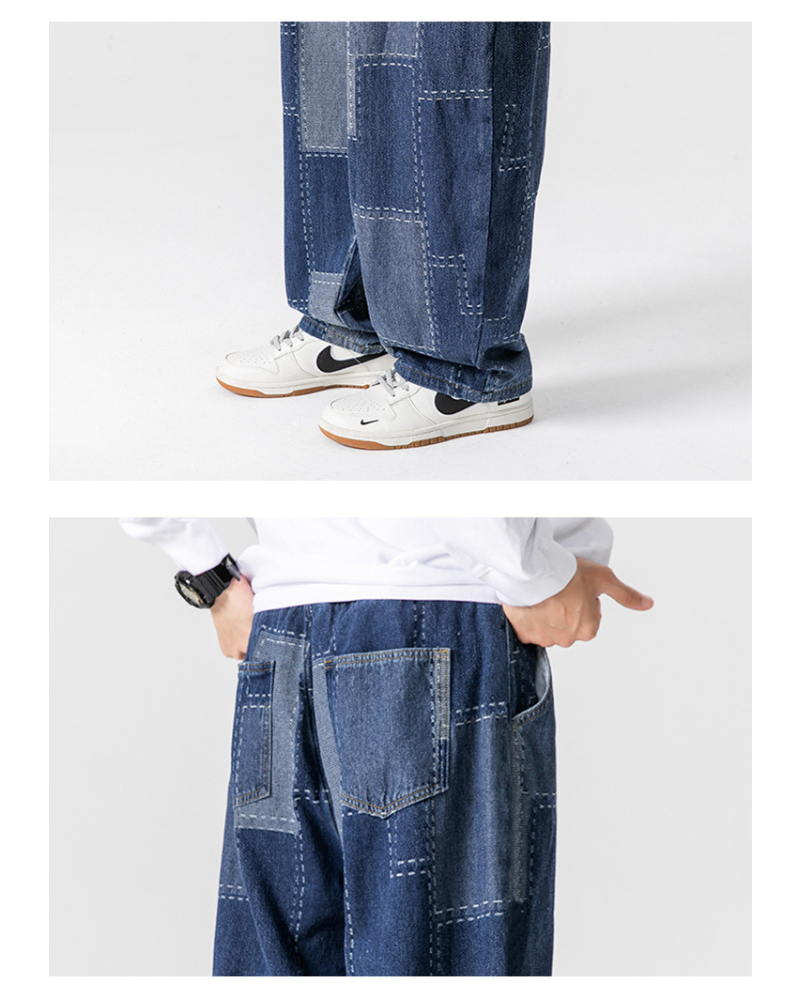 Stylish Plaid Hakama Pants