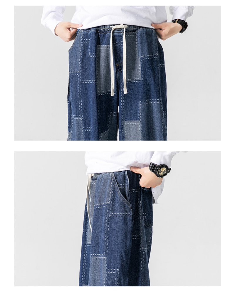 Stylish Plaid Hakama Pants