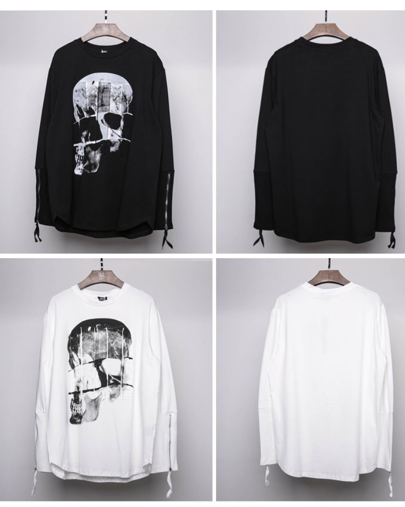 Spooky Skeleton Long Sleeve Shirt