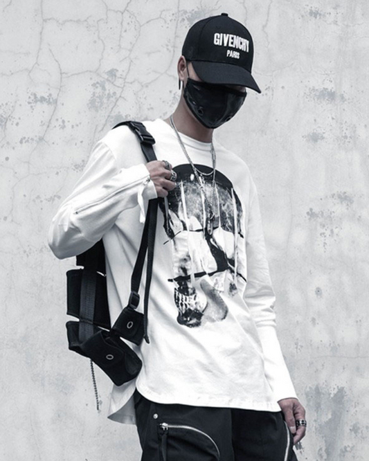 Spooky Skeleton Long Sleeve Shirt