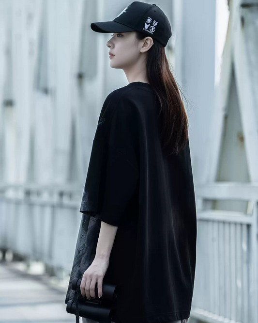 Colorful Tie-Dye Graphic T-Shirt