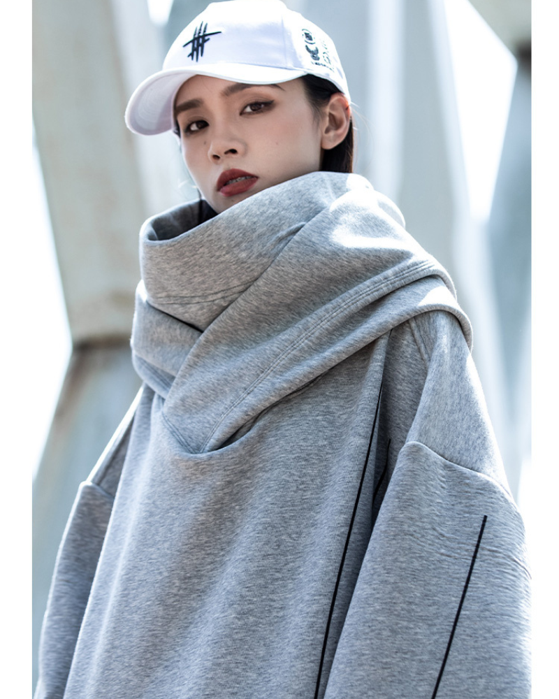 Chic Turtleneck Hoodie for Everyone