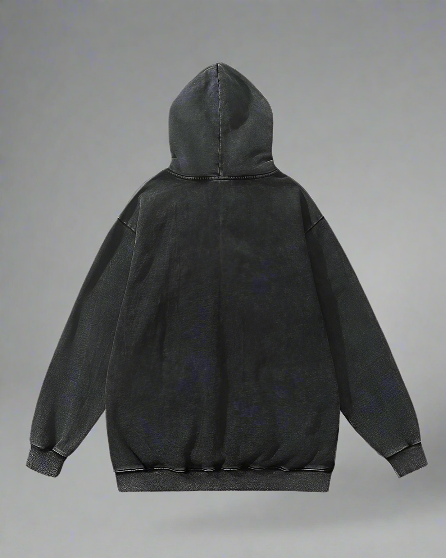 “Edgy Skull Graphic Hoodie”