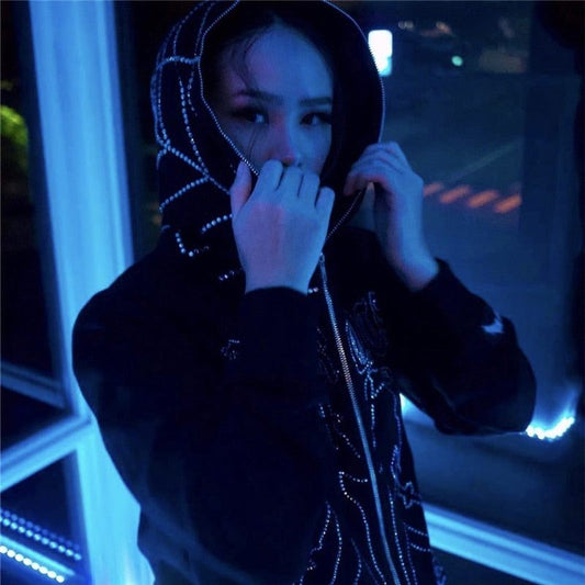 Stylish Drill Hoodie for Trendy Streetwear