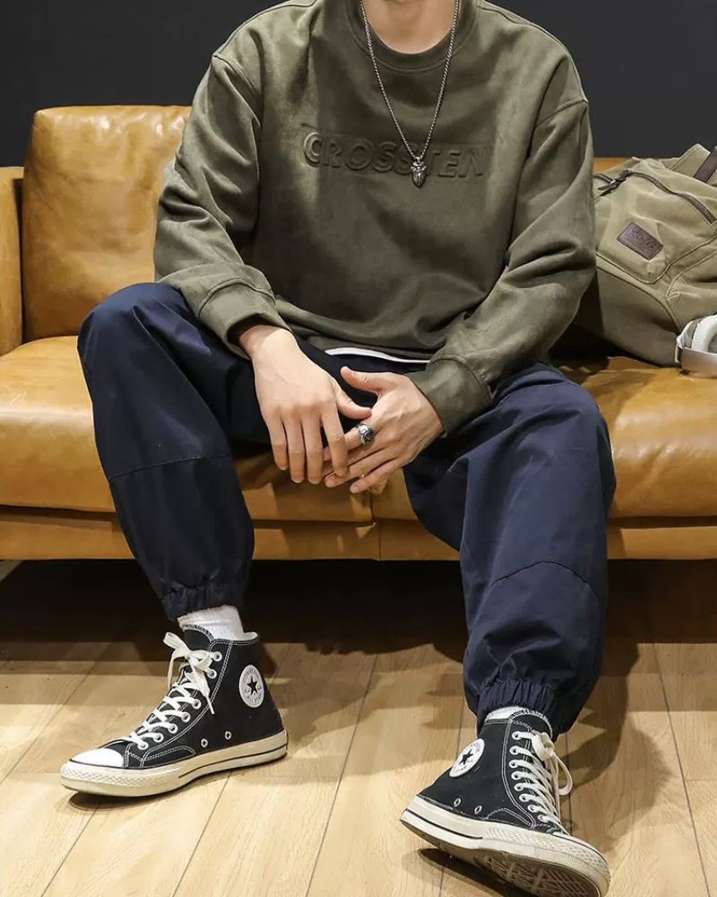 Retro Suede Oversized Hoodie