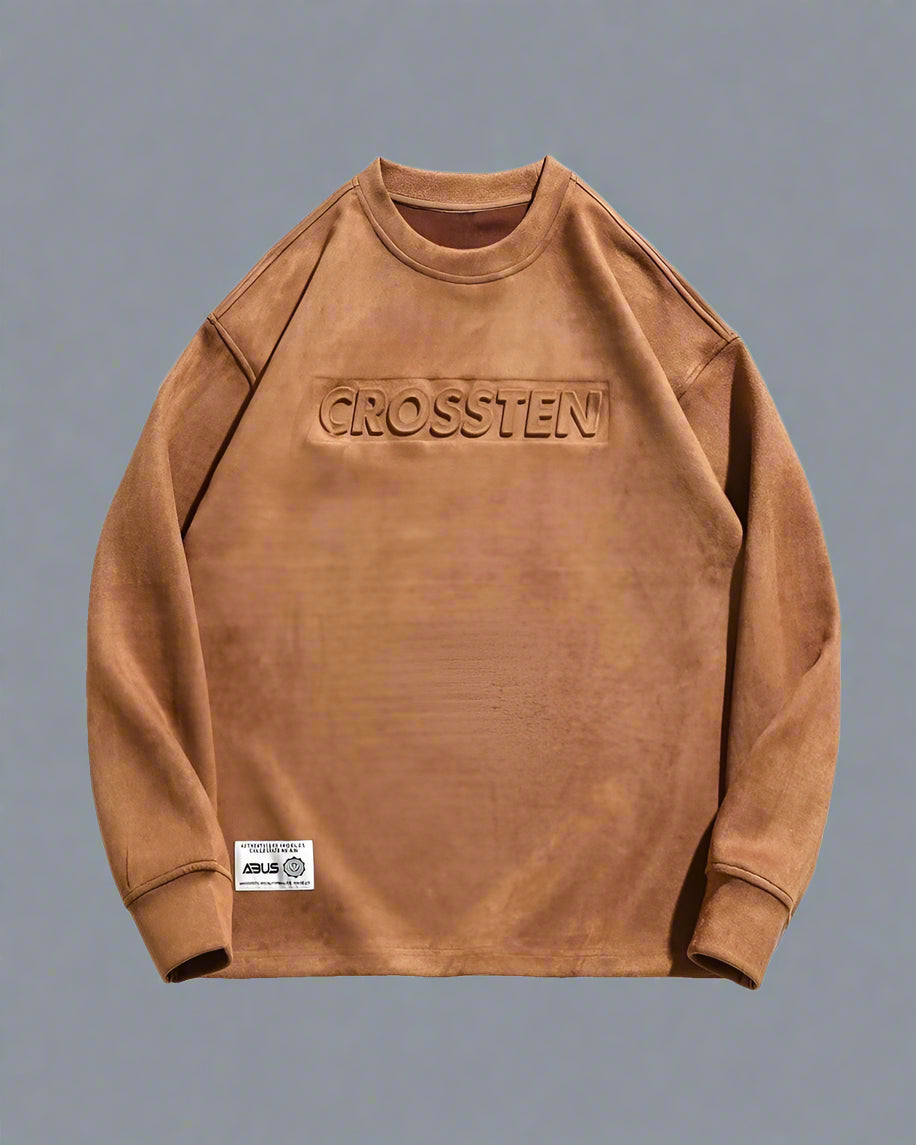 Retro Suede Oversized Hoodie
