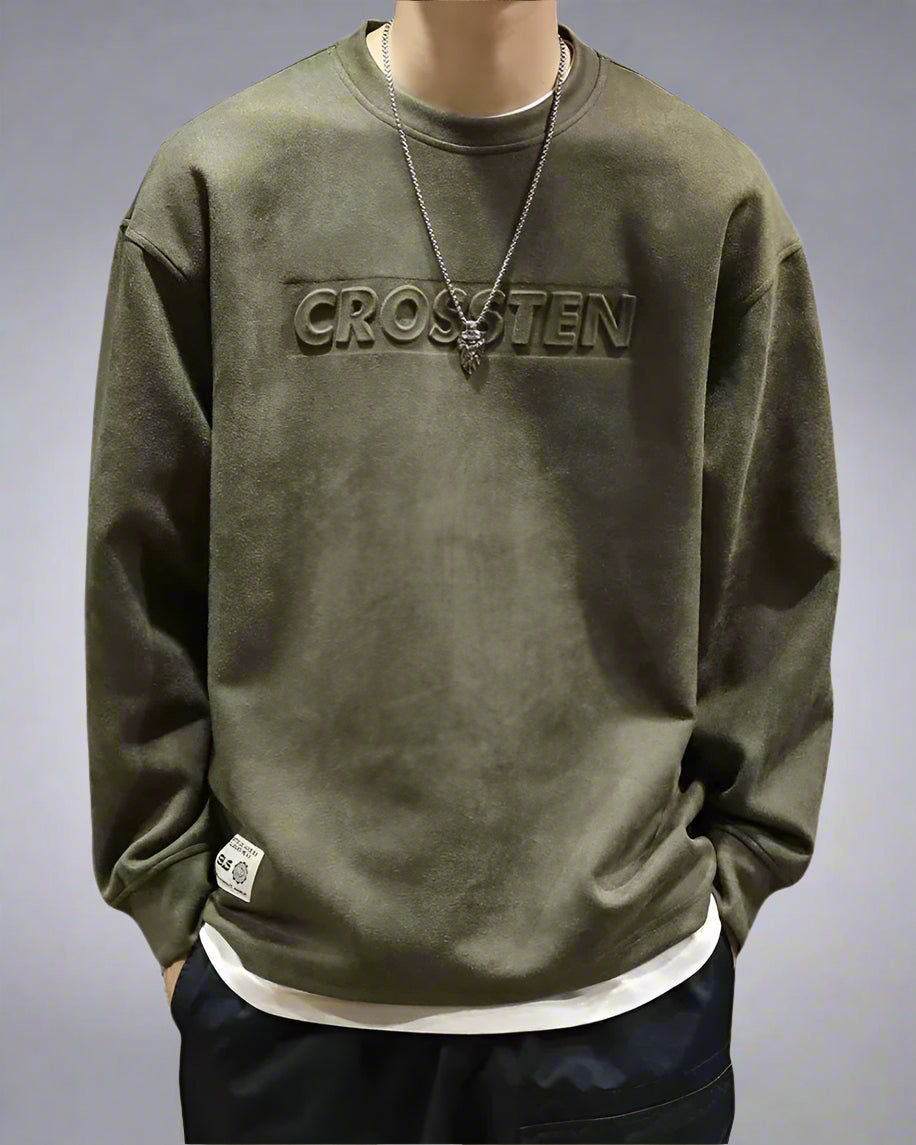 Retro Suede Oversized Hoodie