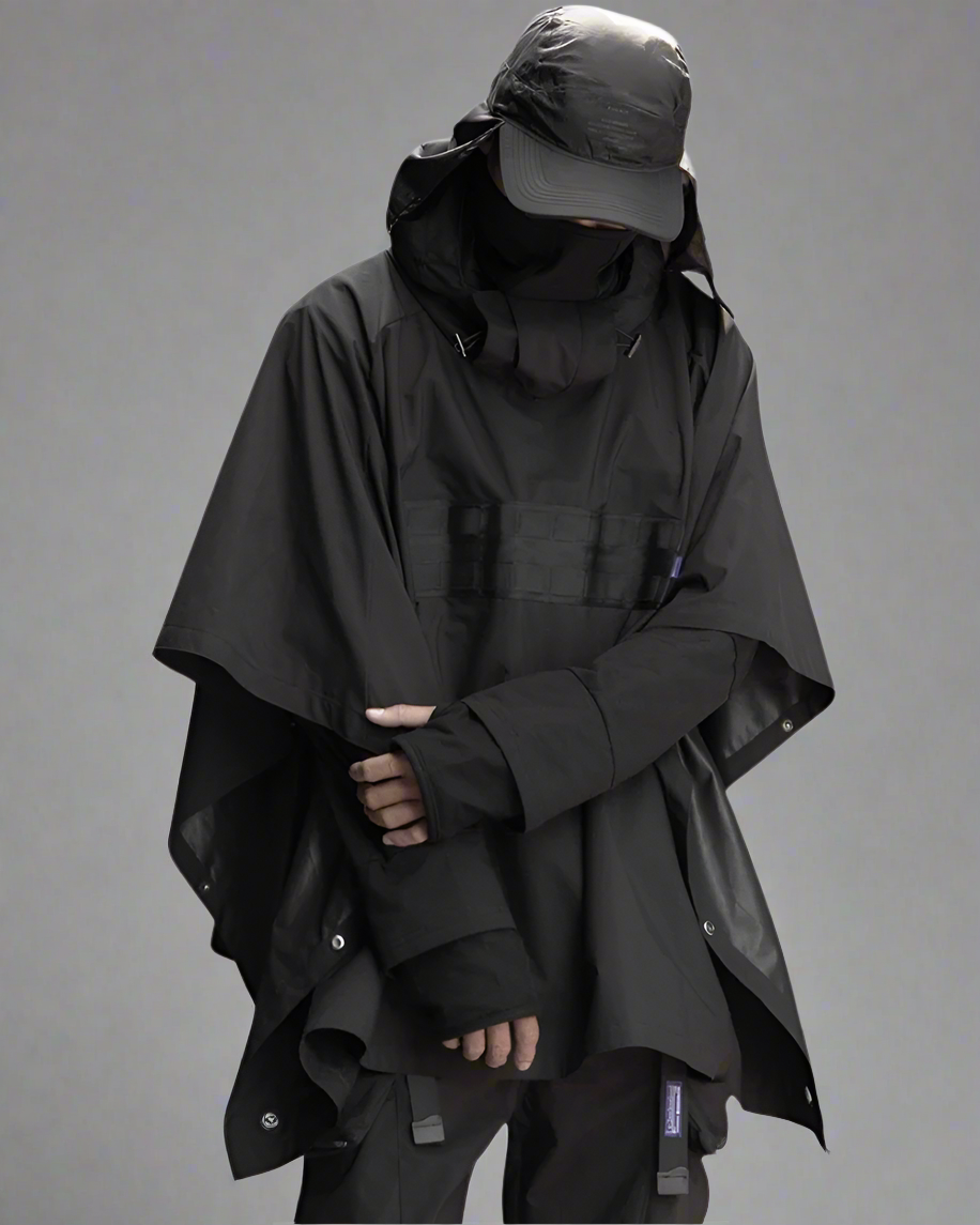 Futuristic Waterproof Samurai Cape