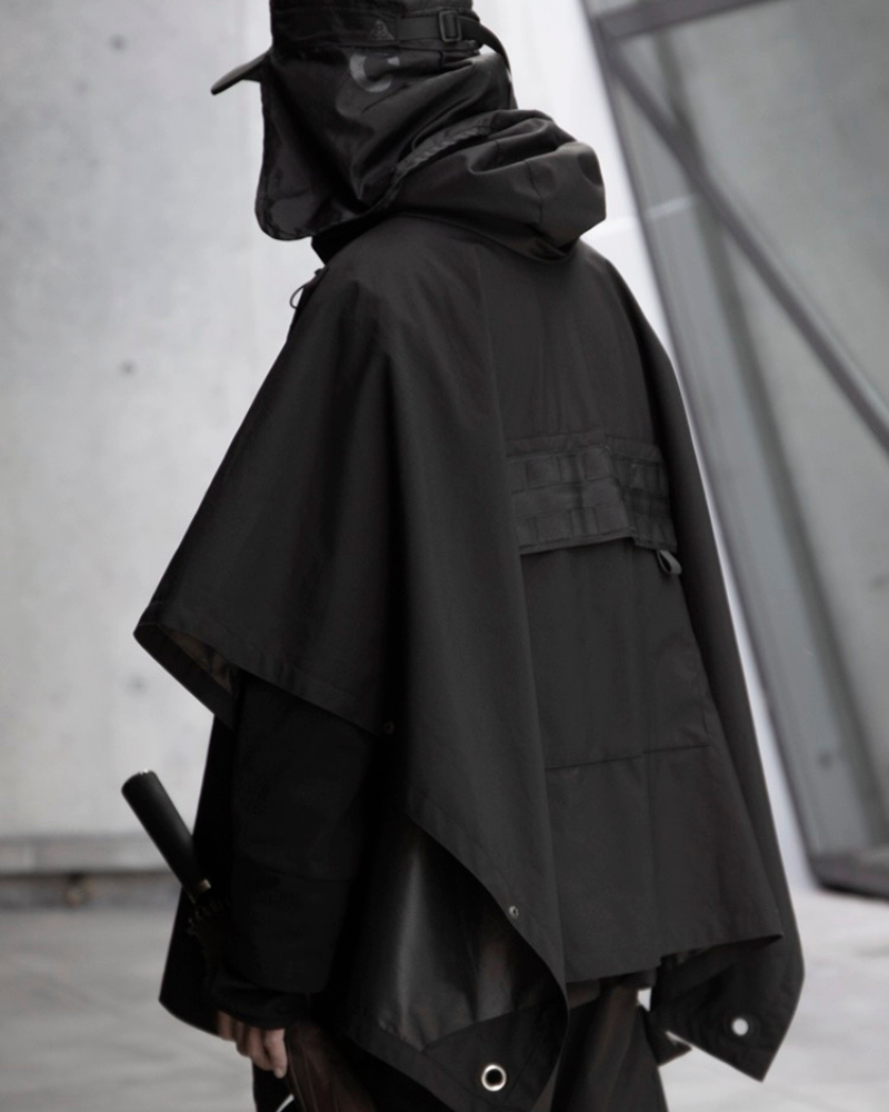 Futuristic Waterproof Samurai Cape