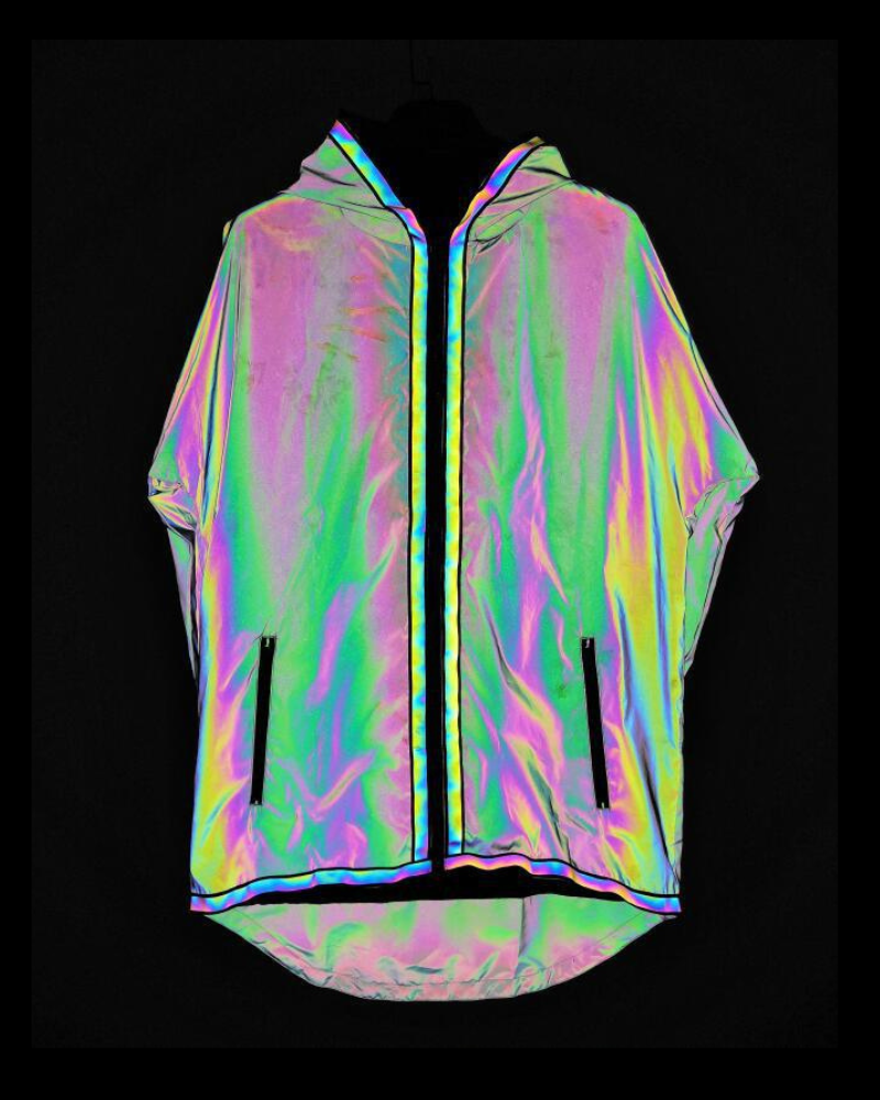 Eye-Catching Reflective Tech Jacket