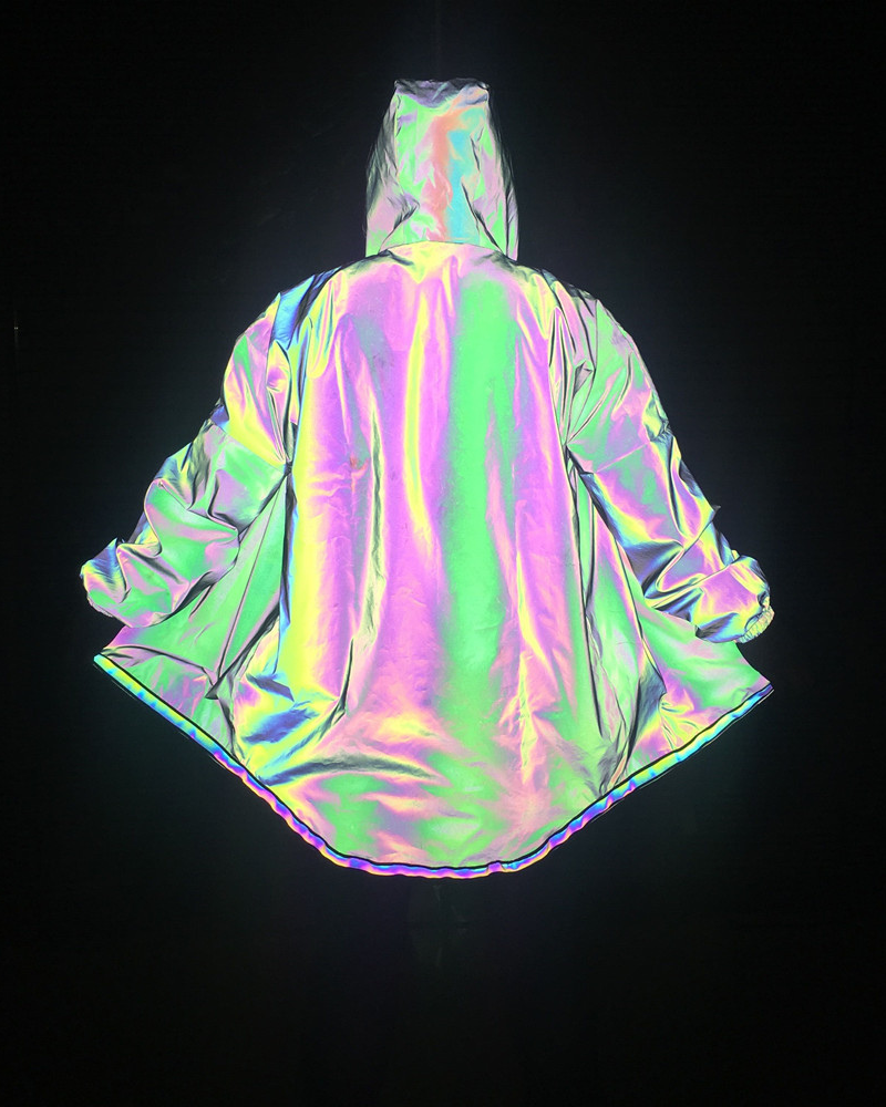 Eye-Catching Reflective Tech Jacket