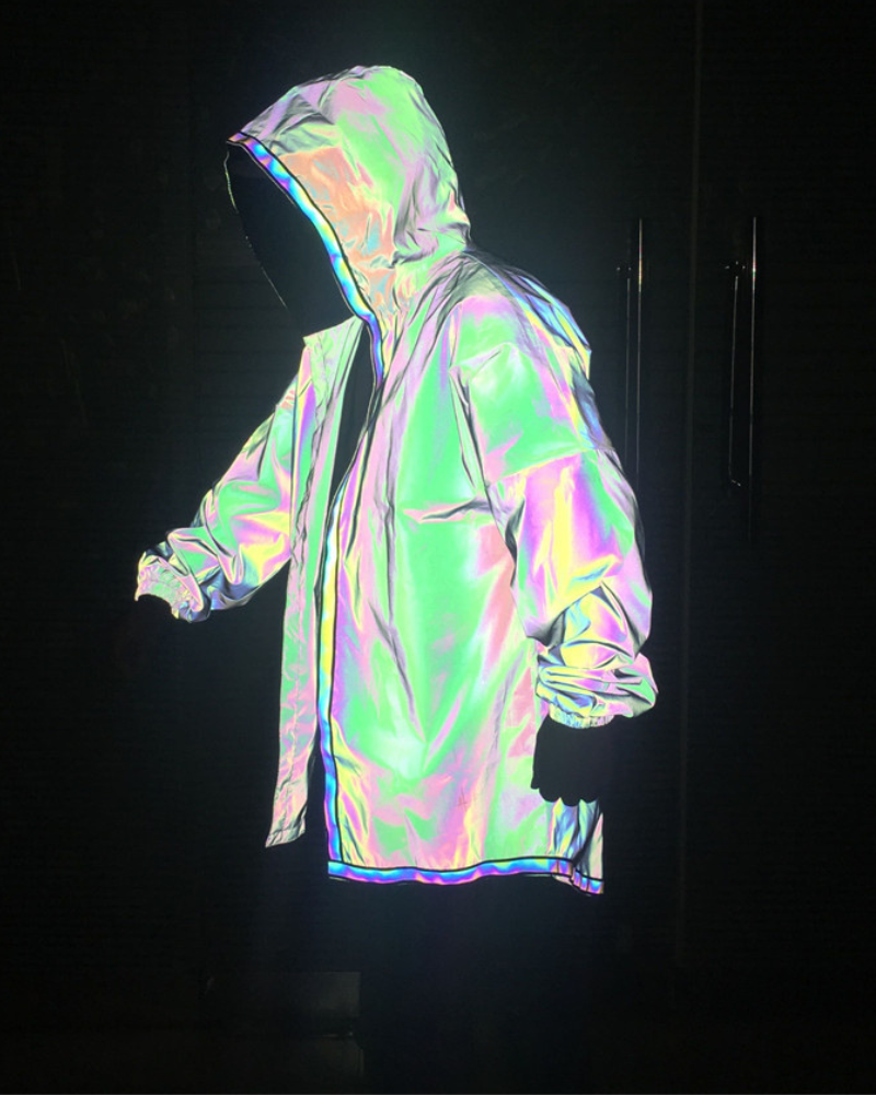 Eye-Catching Reflective Tech Jacket