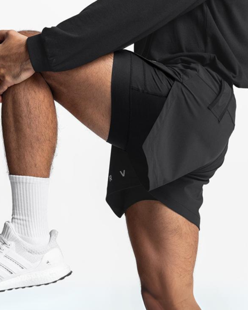 All-Day Comfort Double-Layer Shorts
