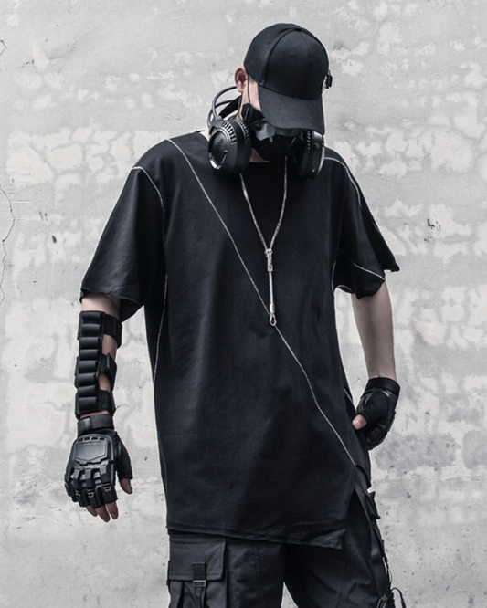 Futuristic Geometry Tech Tee