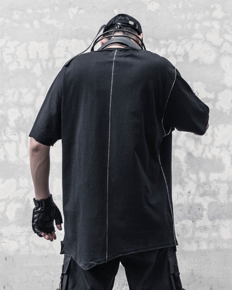 Futuristic Geometry Tech Tee