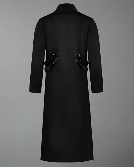 Avant-Garde Long Techwear Coat