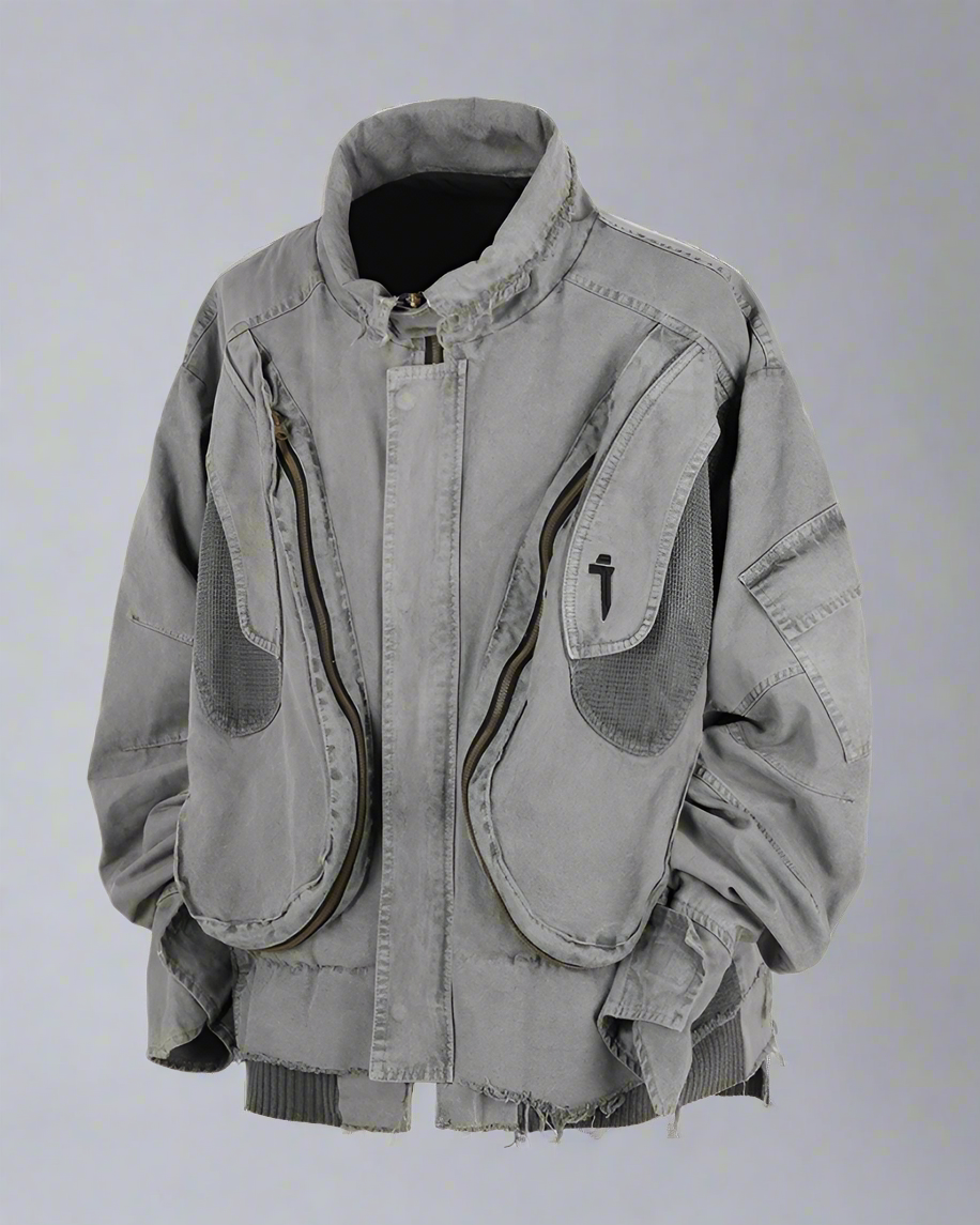 Rugged Vintage Paratrooper Jacket