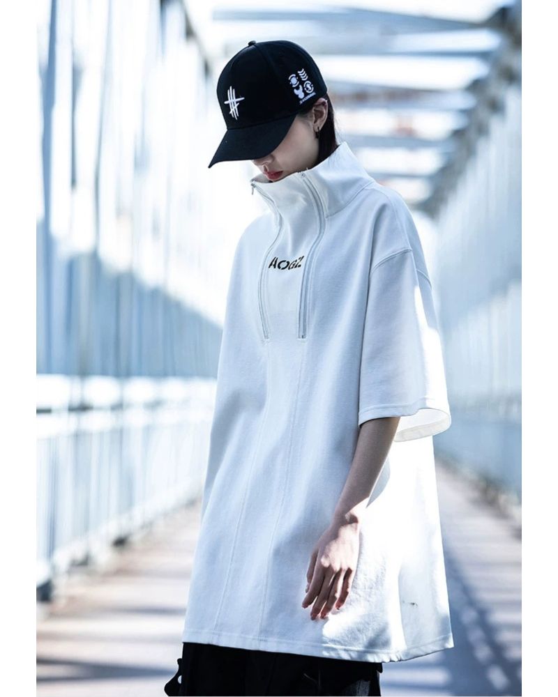Chic High Neck Urban Top
