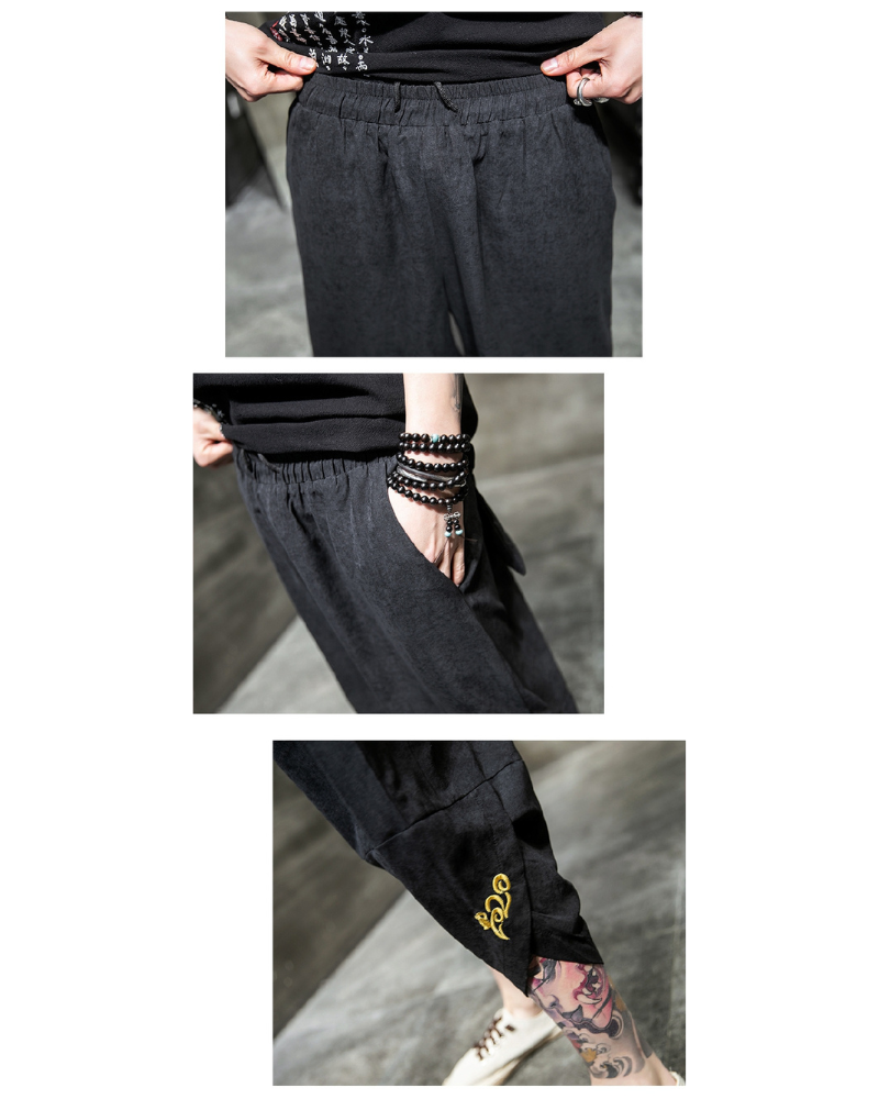 Chic Japanese Cropped Hakama