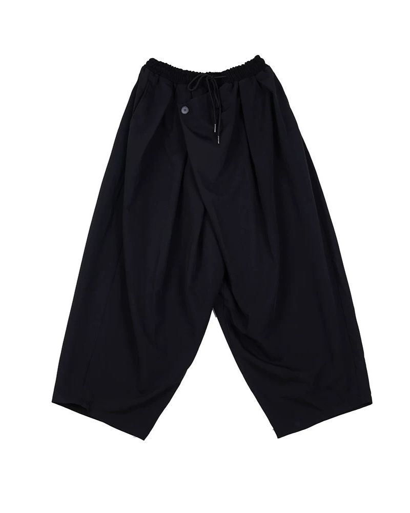 Chic High-Waist Tech Trousers
