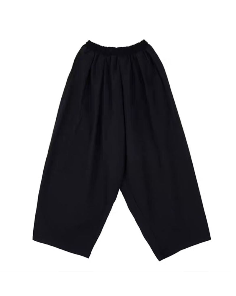 Chic High-Waist Tech Trousers