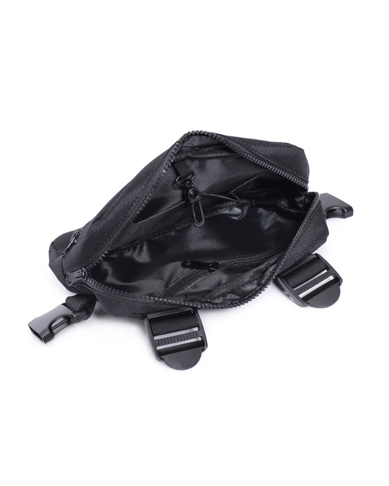 Stylish Mesh Zipper Chest Bag