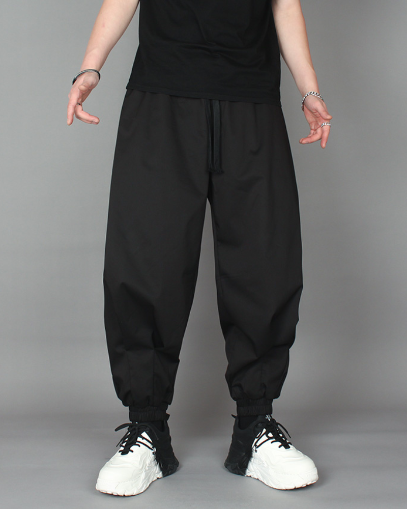 Chic Plaid Harem Trousers