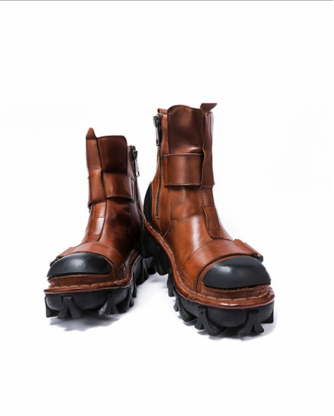 Edgy Unisex Retro Platform Boots