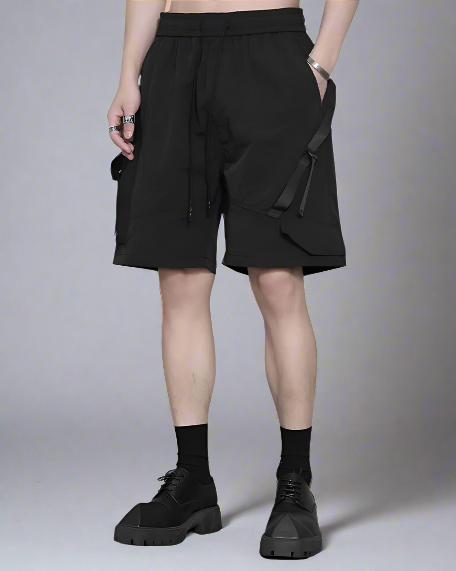 Stylish Patchwork Cargo Shorts
