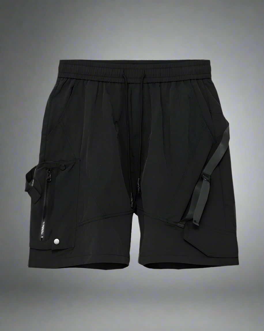 Stylish Patchwork Cargo Shorts