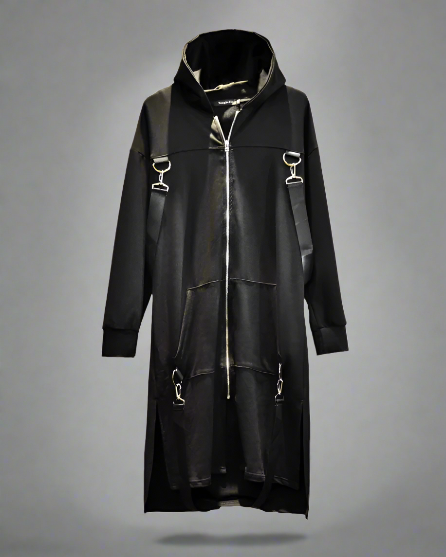 Versatile Hooded Long Coat