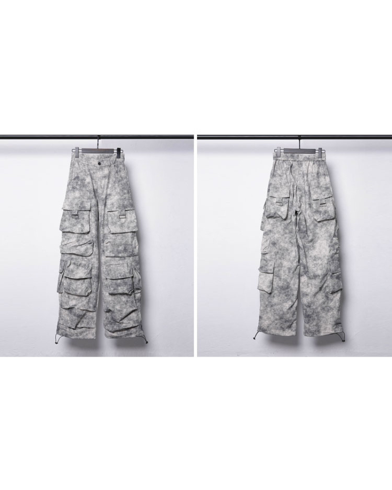 Chic Tie-Dye Cargo Pants