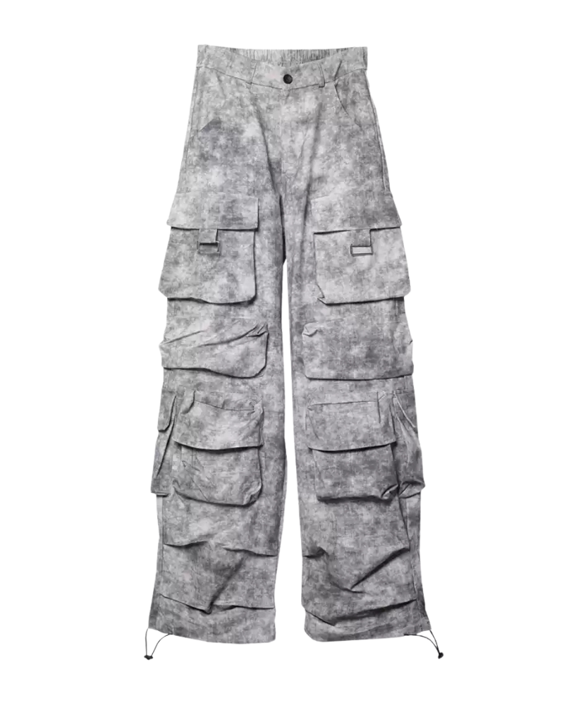 Chic Tie-Dye Cargo Pants