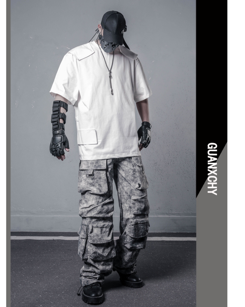 Chic Tie-Dye Cargo Pants