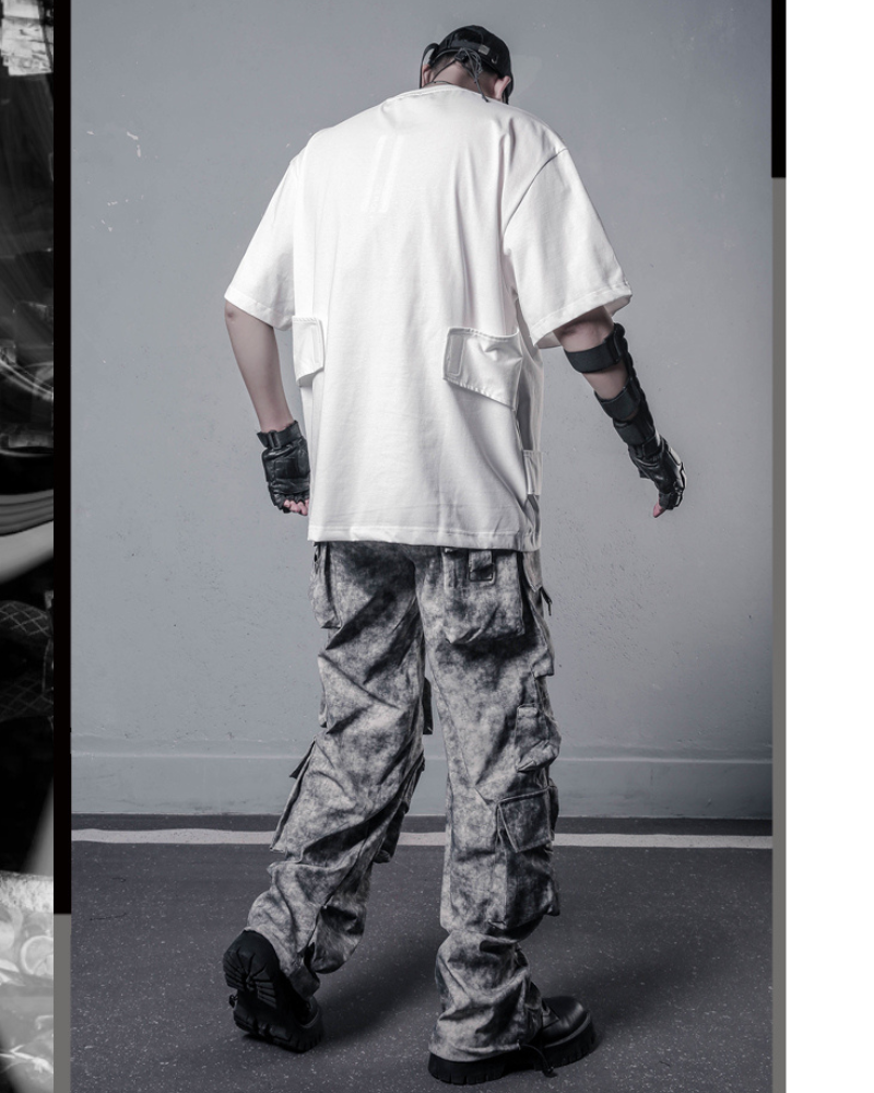 Chic Tie-Dye Cargo Pants