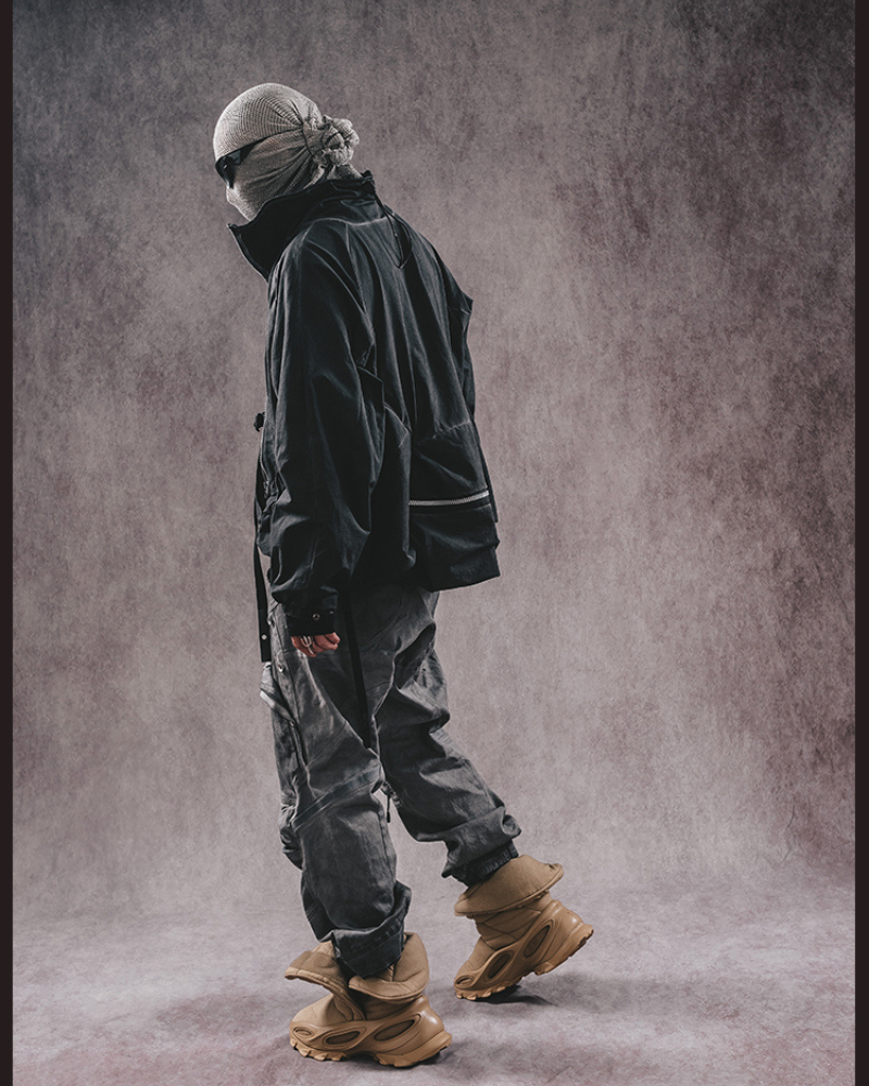 Adventure-Ready Distressed Cargo Pants