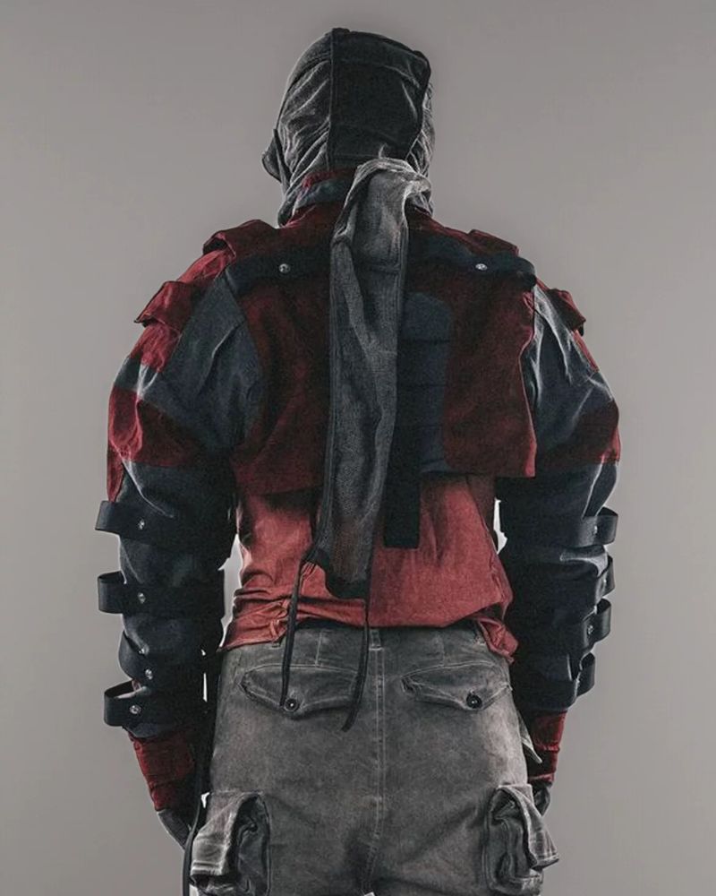 Bold Crimson Boxing Jacket