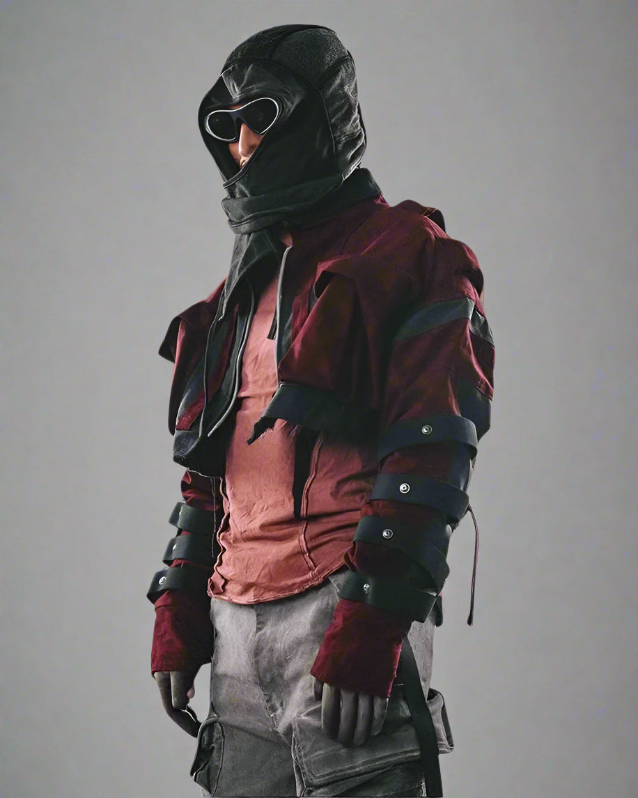 Bold Crimson Boxing Jacket