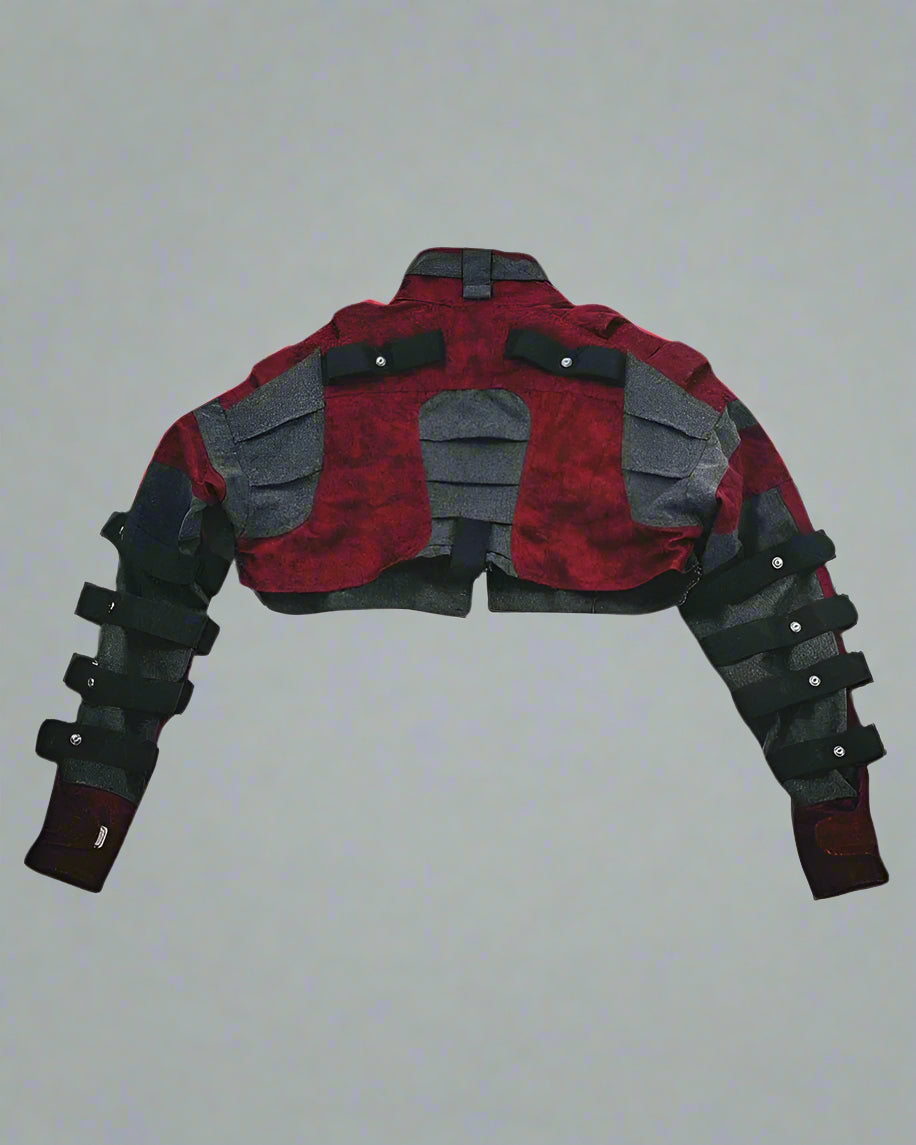 Bold Crimson Boxing Jacket