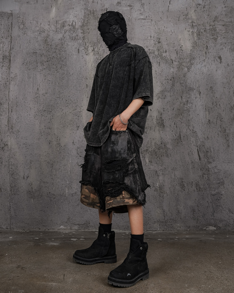 Durable Camo Utility Shorts