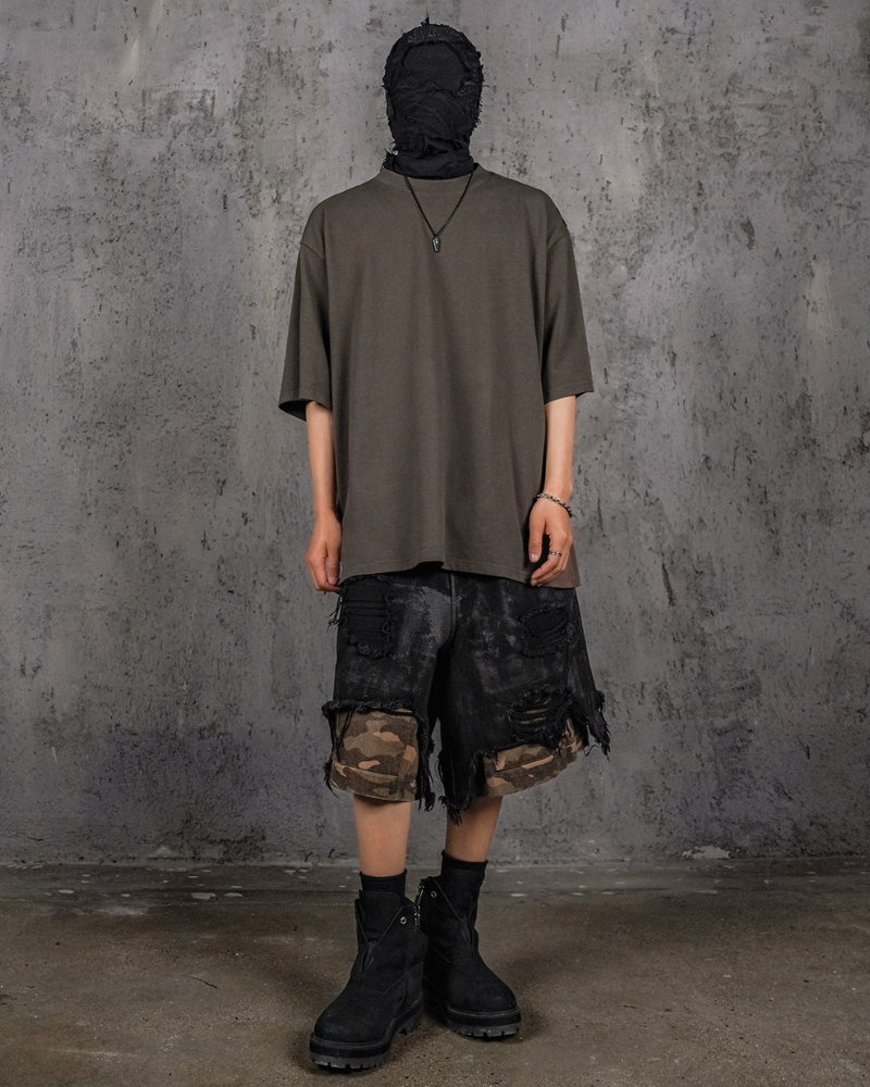 Durable Camo Utility Shorts
