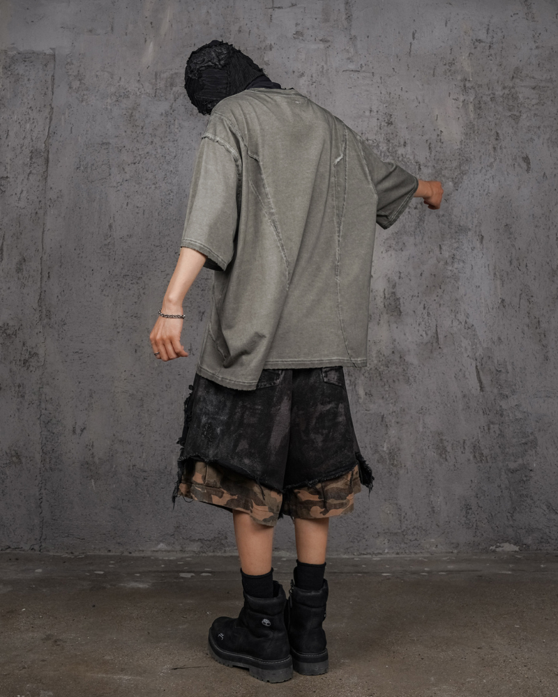 Durable Camo Utility Shorts