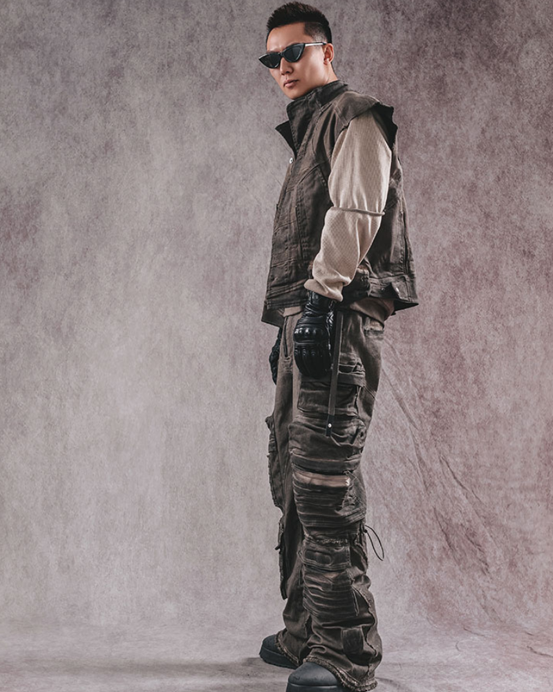 Stylish Geometric Exploration Vest