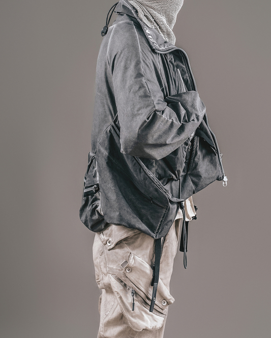 Nostalgic Pocketed Layered Jacket