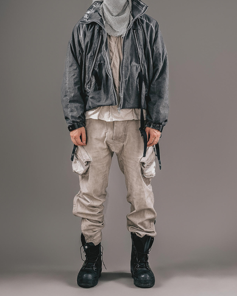 Nostalgic Pocketed Layered Jacket