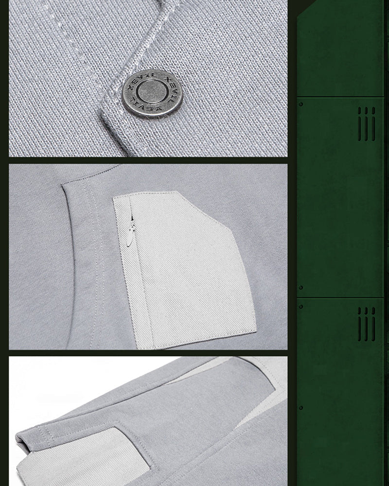 Futuristic Ghost Patchwork Hoodie
