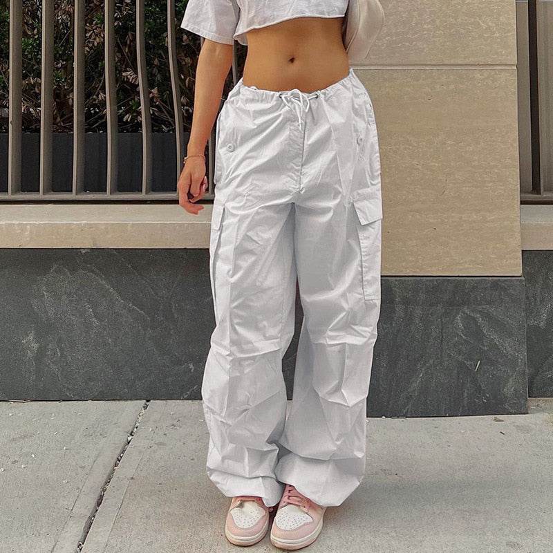 White track pants