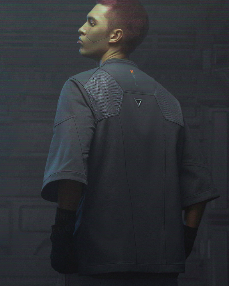 Cyberpunk Short Sleeve Suit